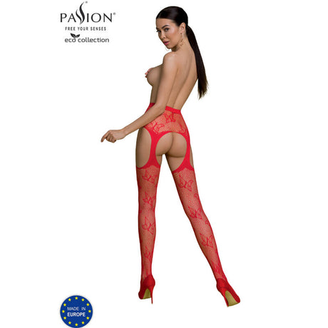 Passion - Eco Collection Bodystocking Eco S001 Rot