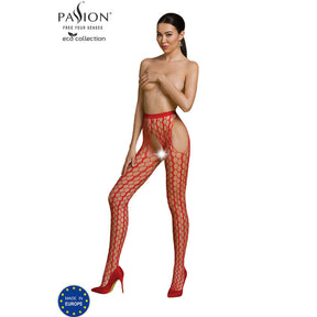 Passion - Eco Collection Bodystocking Eco S007 Rot