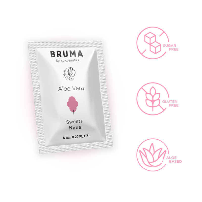 Bruma - Aloe Vera Gleitgel Zuckerwatte Geschmack 6 ml