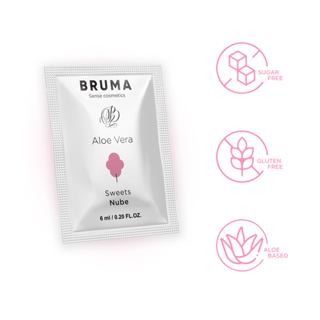 Bruma - Aloe Vera Gleitgel Zuckerwatte Geschmack 6 ml