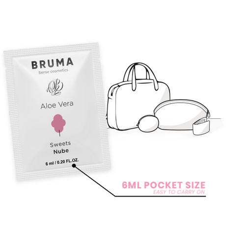 Bruma - Aloe Vera Gleitgel Zuckerwatte Geschmack 6 ml