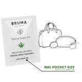 Bruma - Sativa-Samenöl-Gleitgel mit Wärmendem Cannabisgeschmack 6 ml