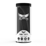 Mythology - Cobi Onyx Anal Dildo mit Schwanz- und Hodenring 13 cm Silikon
