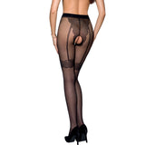 Passion - Tiopen 016 Schwarze Strumpfhose 1/2 20 den