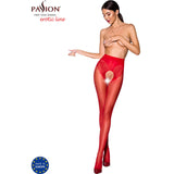 Passion - Tiopen 006 Rote Strumpfhose 3/4 30 den