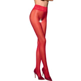 Passion - Tiopen 008 Rote Strumpfhose 1/2 30 den
