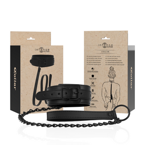 Intense - Fetish Veganes Lederhalsband