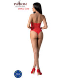 Passion - Bs094 Roter Bodystocking, Eine Grösse