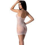 Passion - Bs096 Weisser Bodystocking, Eine Grösse