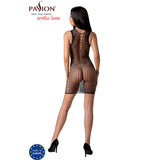 Passion - Bs097 Schwarzer Bodystocking, Eine Grösse