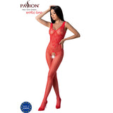 Passion - Bs098 Roter Bodystocking, Eine Grösse