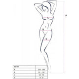 Passion - Bs100 Weisser Bodystocking, Eine Grösse