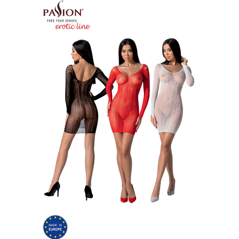 Passion - Bs101 Bodystocking Schwarz Eine Grösse