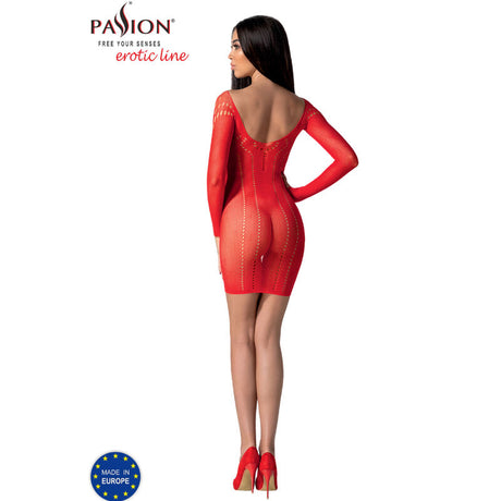 Passion - Bs101 Roter Bodystocking, Eine Grösse