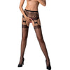 Strapsset Schwarze Strapsstrumpfhose Einheitsgröße Modell 2