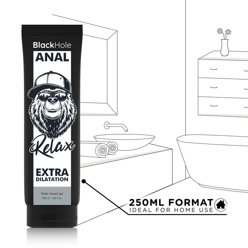 Black Hole - Anal-Dilationsgel auf Wasserbasis 250 ml