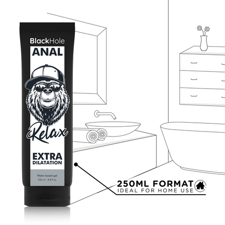 Black Hole - Anal-Dilationsgel auf Wasserbasis 250 ml