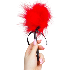 Secretplay - Red Marabou Duster