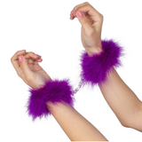 Secretplay - Lila Marabou-Handschellen