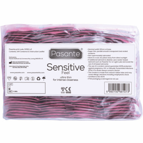 Pasante - Kondome Sensitive Beutel 144 Einheiten