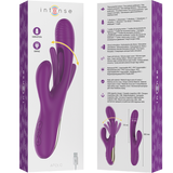 Intense - Apolo Wiederaufladbarer Multifunktionsvibrator 7 Vibrationen mit Lila Schwingender Zunge