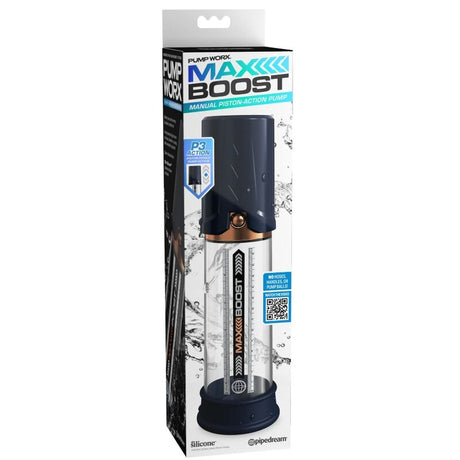 Penispumpe Max Boost Blau 19,1 x 8,3 cm.5