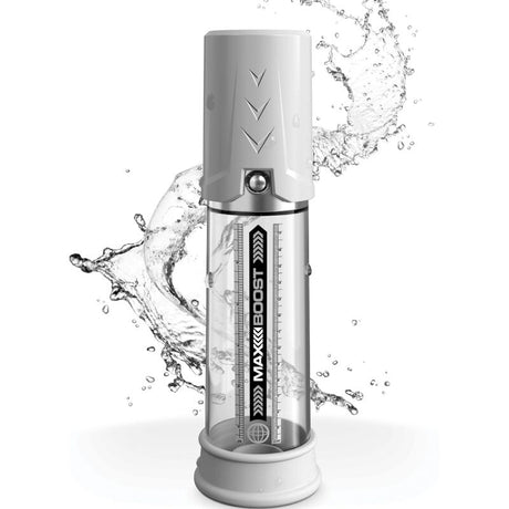 Penispumpe Max Boost Weiss Weiß 19,1 x 8,3 cm.3