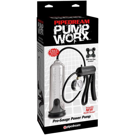 Penispumpe PrGauge Kraftpumpe Transparent 7,75 x 1 cm.1