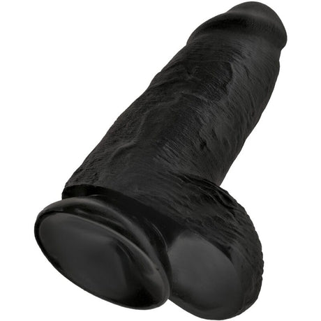King Cock - Polliger Realistischer Penis 23 cm Schwarz