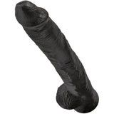King Cock - Realistischer Penis mit Eier 30.5 cm Schwarz