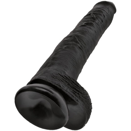 King Cock - Realistischer Penis mit Eier 30.5 cm Schwarz