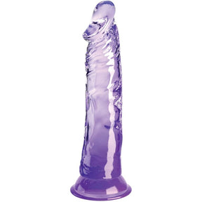 King Cock - Clear Realistischer Penis 19.7 cm Lila