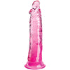 Clear Realistischer Dildo Rosa 19,7 cm