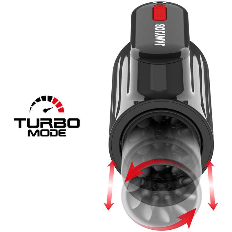 Jamyjob - Vortex-Stoß- und 360-Drehbarer Tech-Turbo-Modus-Masturbator