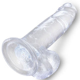 King Cock - Clear Realistischer Penis mit Eieren 15.2 cm Transparent