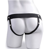 Fetish Fantasy Series - Verstellbares Gurt mit Fernbedienung, Realistischer Penis mit Wiederaufladbaren Hoden und Vibrator 15 cm