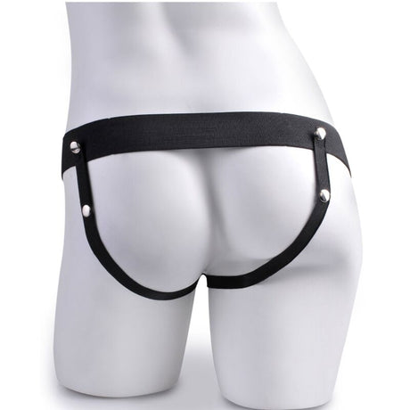 Fetish Fantasy Series - Verstellbares Gurt mit Fernbedienung, Realistischer Penis mit Wiederaufladbaren Hoden und Vibrator 15 cm
