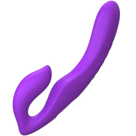 Fantasy for Her - Doppelpenetrationsvibrator mit Fernbedienung, 9 Violette Stufen