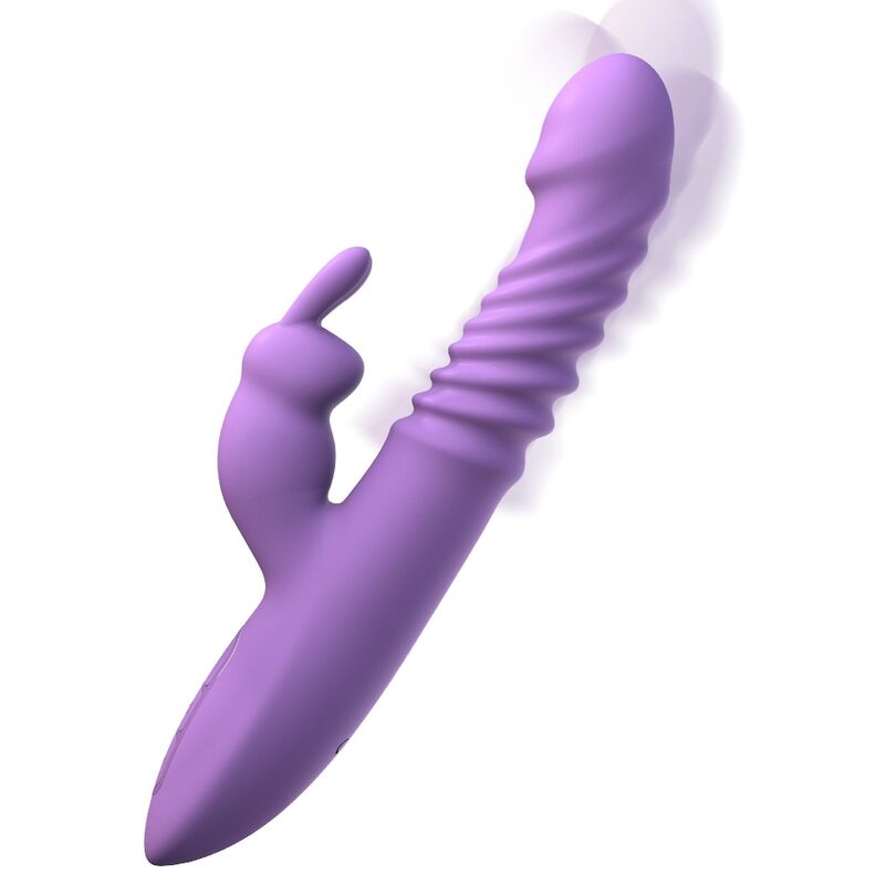 Fantasy for Her - Kitolitoris-Stimulator Kaninchen mit Wärmefunktion, Oszillation und Violette Vibration
