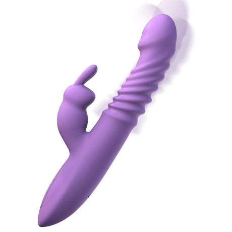 Fantasy for Her - Kitolitoris-Stimulator Kaninchen mit Wärmefunktion, Oszillation und Violette Vibration