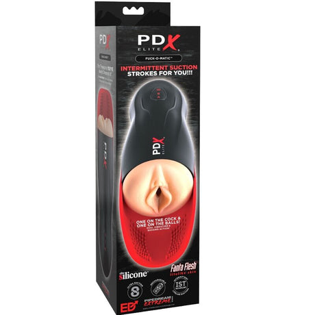 Masturbator Stroker FuckMatic Vagina Doppelvibration Penis & Hoden 12,7 x 5,1 cm.2