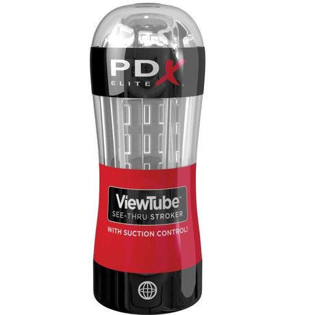 Masturbator Stroker Viewtube Control Saugklar 16,5 x 5 cm