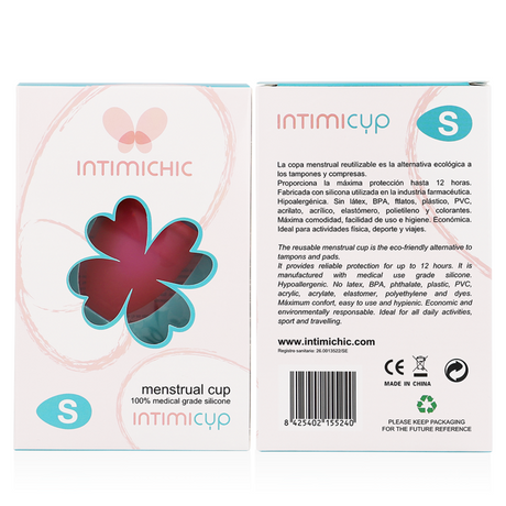 Intimichic - Menstrual Cup Medizinisches Silikon - Grösse S