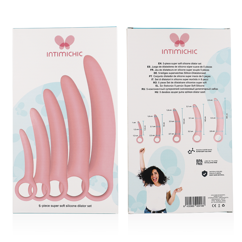 Intimichic - Silicone Dilator 5 Pcs