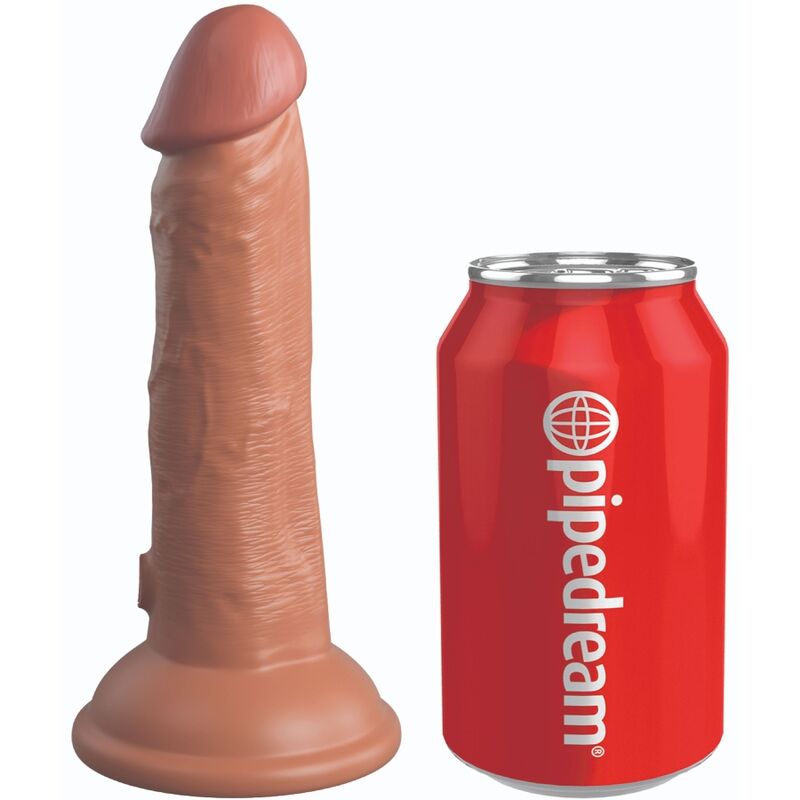 King Cock - Elite Realistischer Silikondildo 15.2 cm Karamell