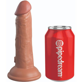 King Cock - Elite Realistischer Silikondildo 15.2 cm Karamell