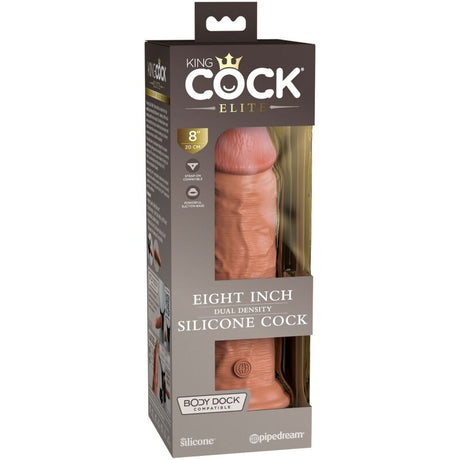 King Cock - Elite Realistischer Silikondildo 20.3 cm Karamell