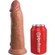 King Cock - Elite Realistischer Dildo mit Vibration und Silikon 20.3 cm Karamell
