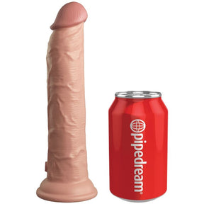 King Cock - Elite Realistischer Dildo Vibrator & Silikon Fernbedienung 23 cm