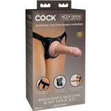 King Cock - Elite Verstellbares Gurt mit Dildo 15.2 cm für Anfnger